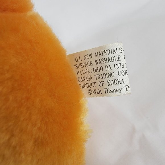 Walt Disney Productions Vintage Plus Lady and the Tramp Stuffed Animal 6" - Picture 7 of 8